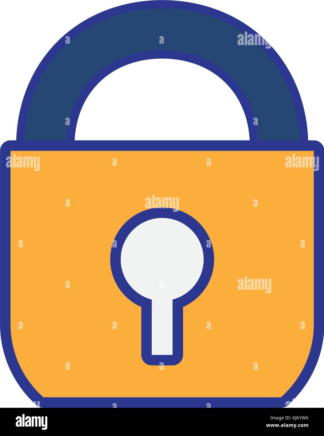 Isolated padlock design Stock Vector Image & Art - Alamy