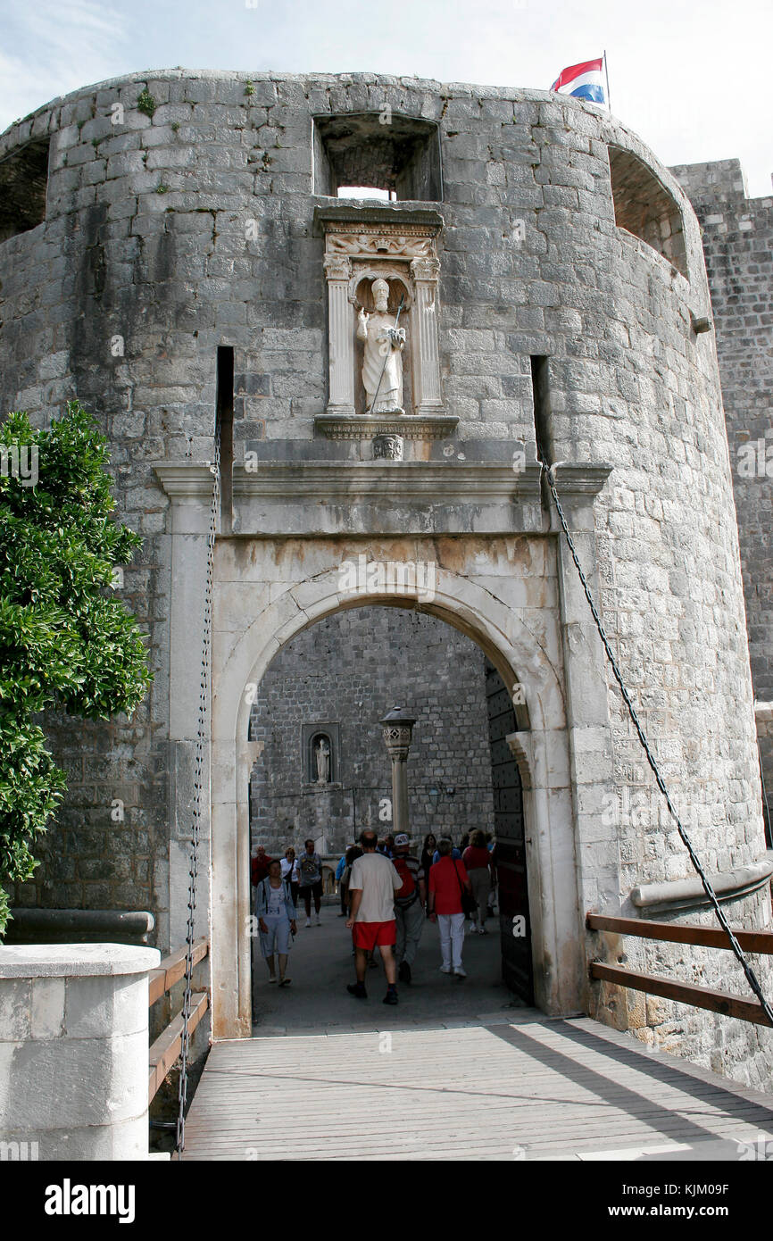 Pile Gate, Dubrovnik, Croatia Stock Photo Alamy