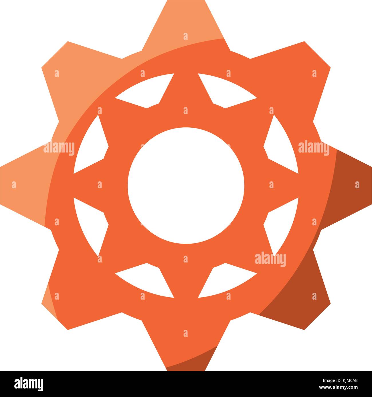 gear wheel icon Stock Vector Image & Art - Alamy