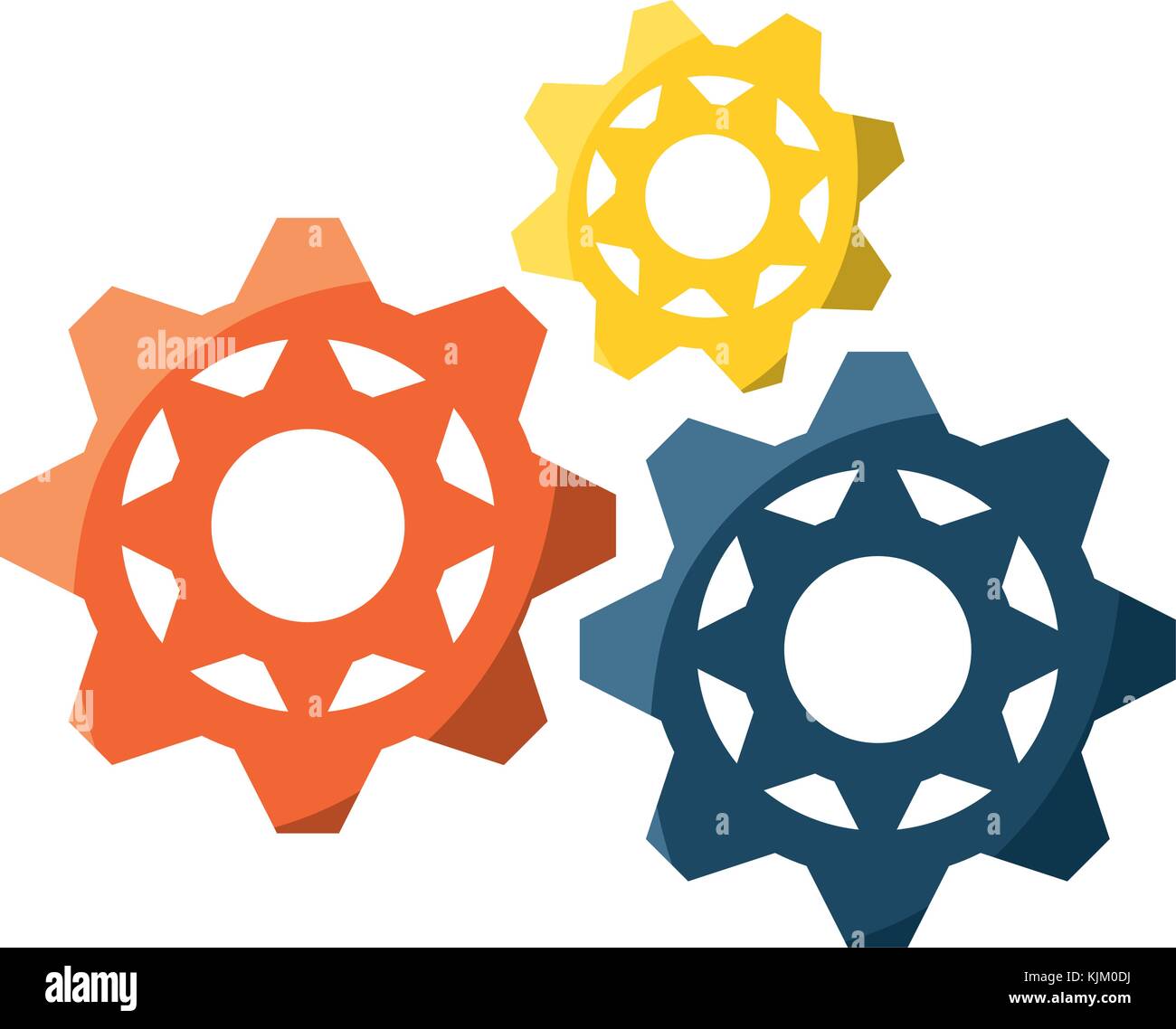 gear wheels icon image Stock Vector Image & Art - Alamy