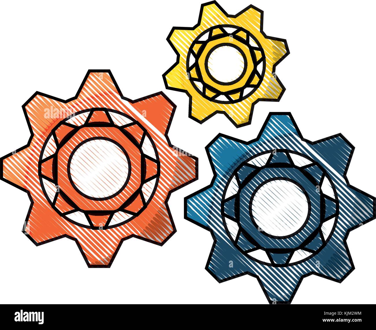 gear wheels icon image Stock Vector Image & Art - Alamy