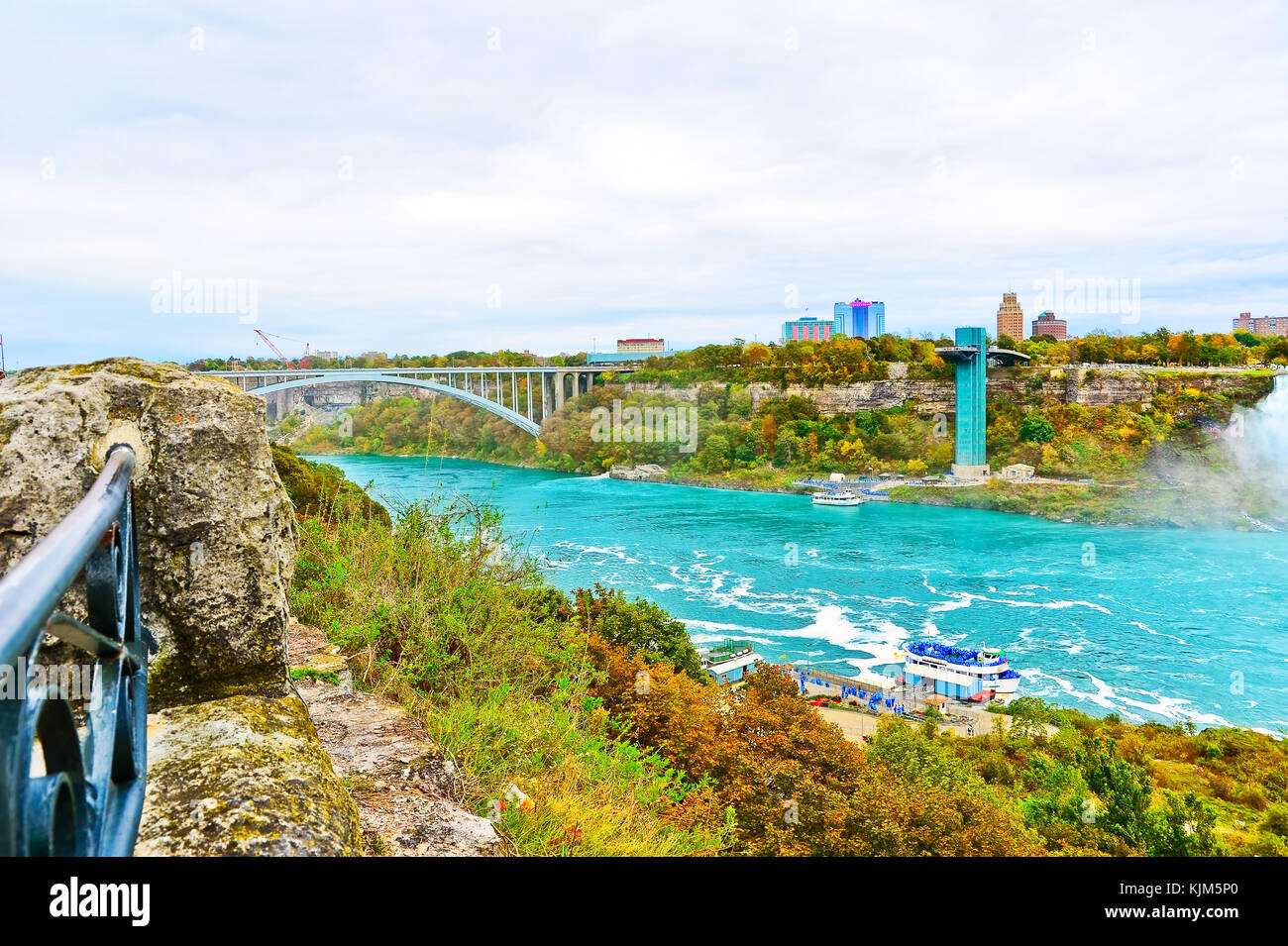 Falls View Fall View of Niagara Falls from Canadian side in autumn Stock Photo - Alamy