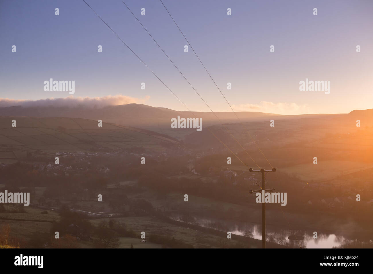Birch Vale, High Peak, Derbyshire, United Kingdom Stock Photo Alamy