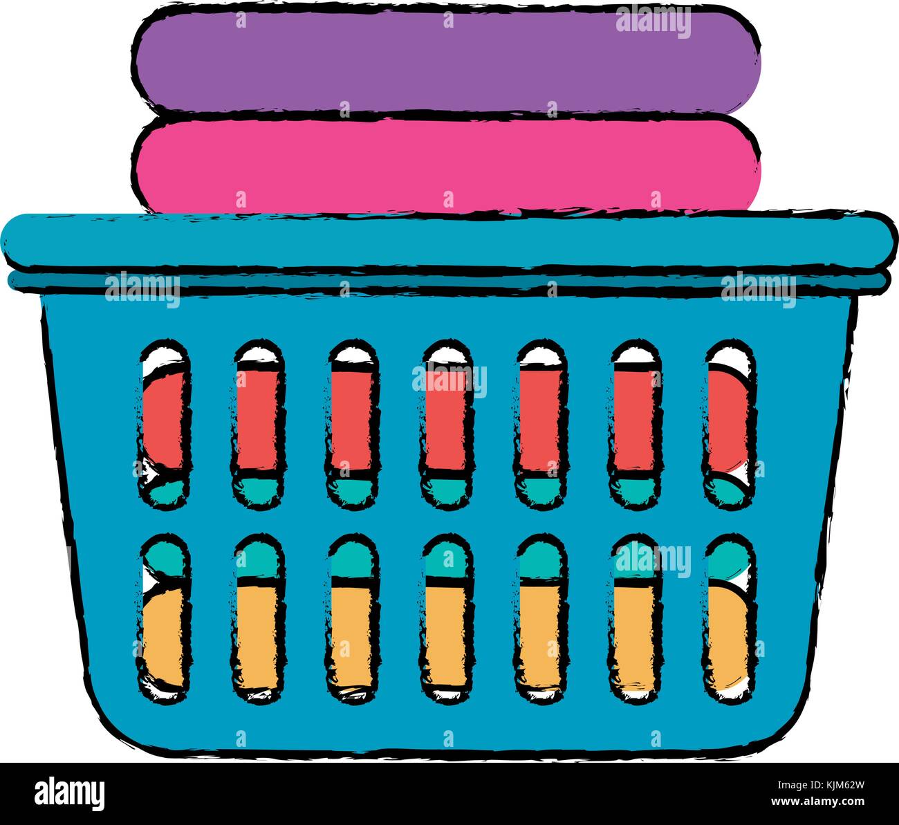 Folded Laundry Clipart