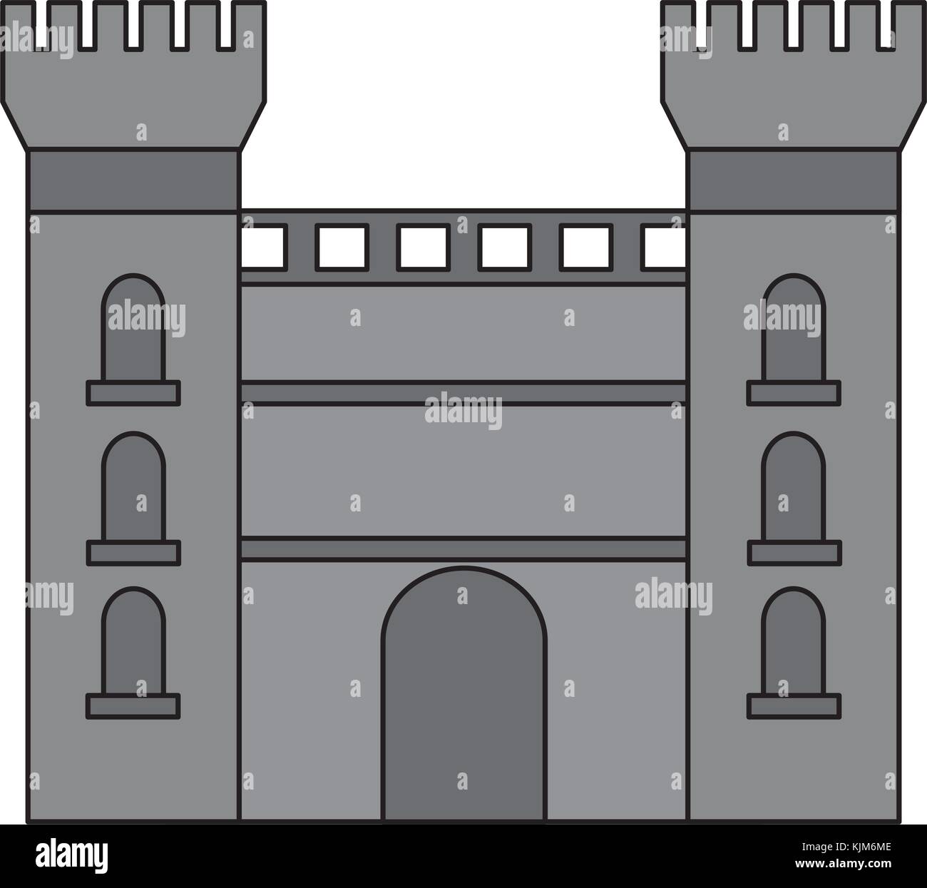 castle building icon image Stock Vector Image & Art - Alamy