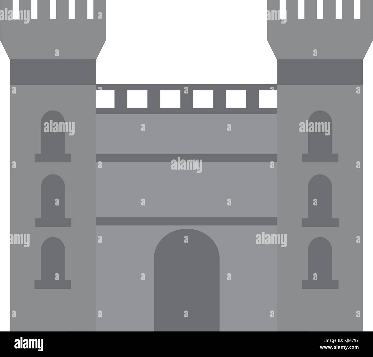 castle building icon image Stock Vector Image & Art - Alamy