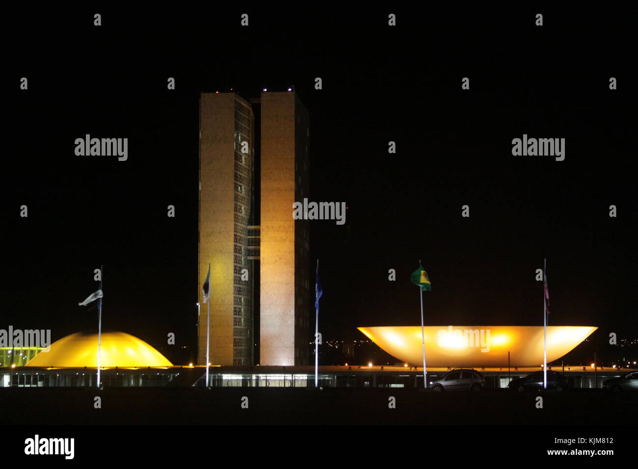 Praça dos Três Poderes - Brasília Stock Photo
