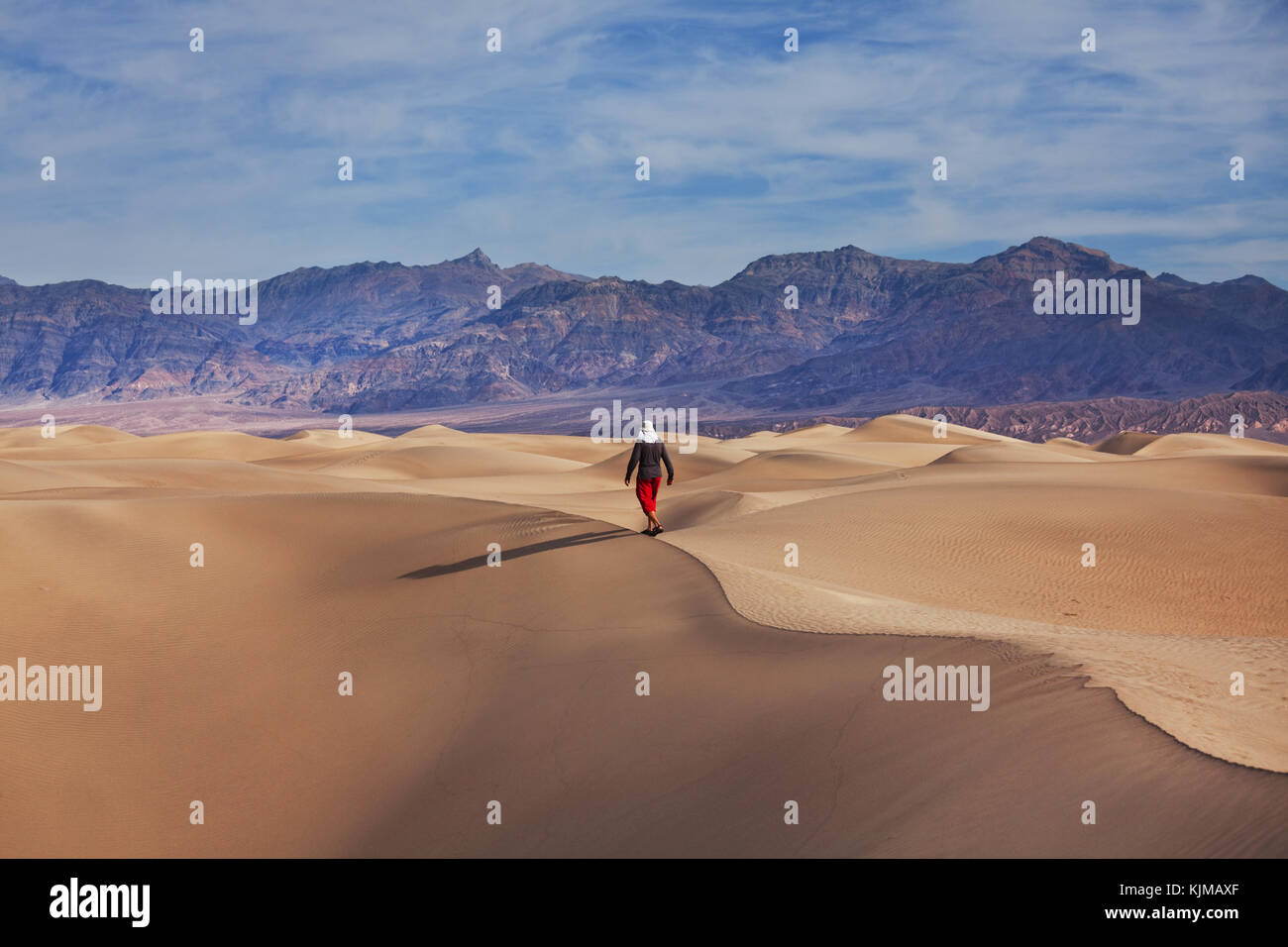 Death valley badlands person hi-res stock photography and images - Alamy