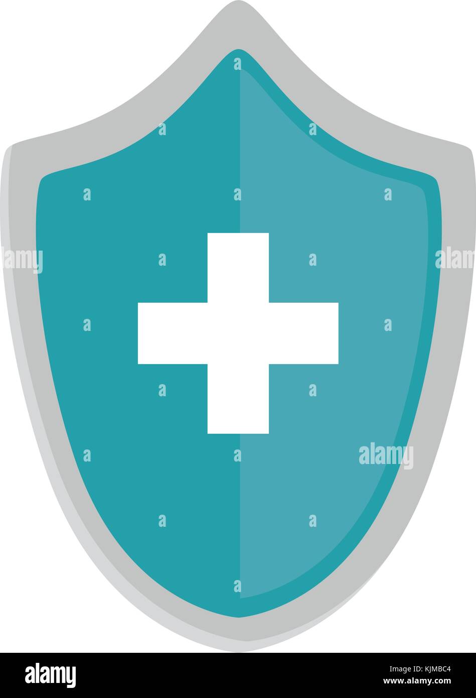 shield with cross icon vector illustration design Stock Vector Image ...