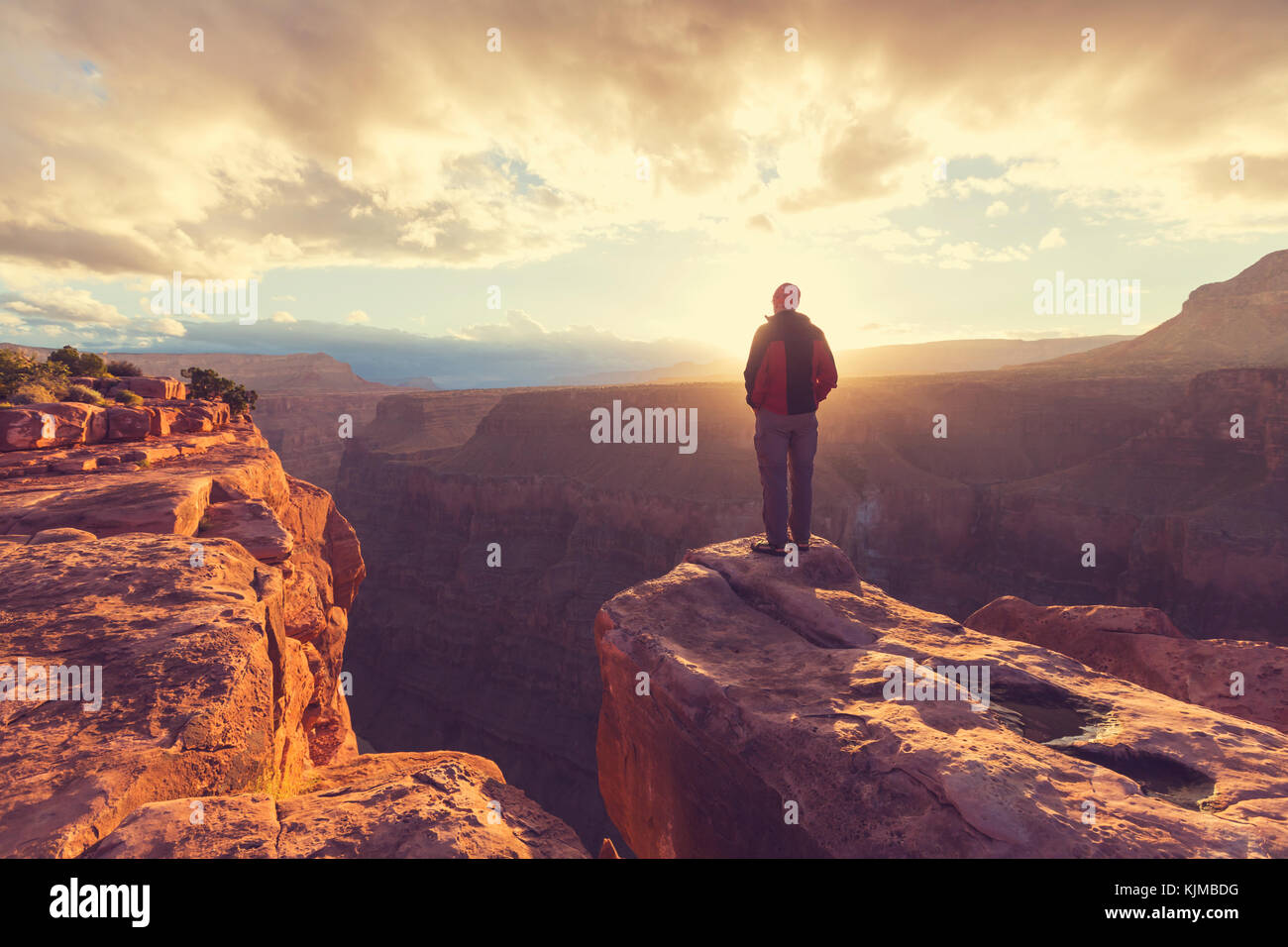 Rainbow above Grand Canyon Stock Photo - Alamy