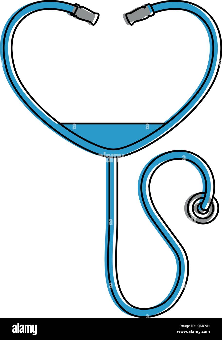stethoscope device medical icon vector illustration design Stock Vector ...