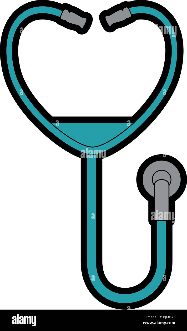 stethoscope device medical icon vector illustration design Stock Vector ...
