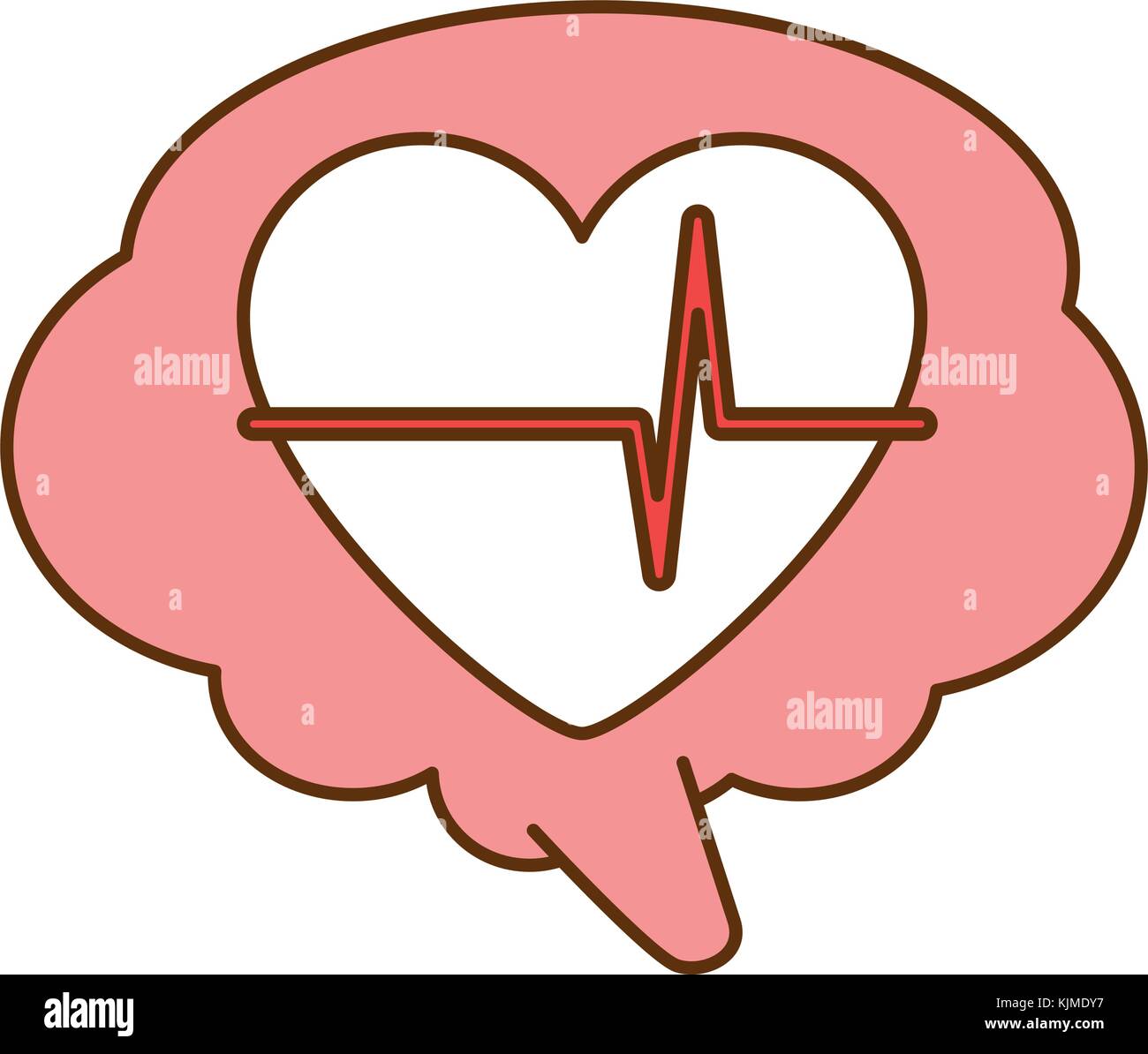 speech bubble with heart vector illustration design Stock Vector Image ...