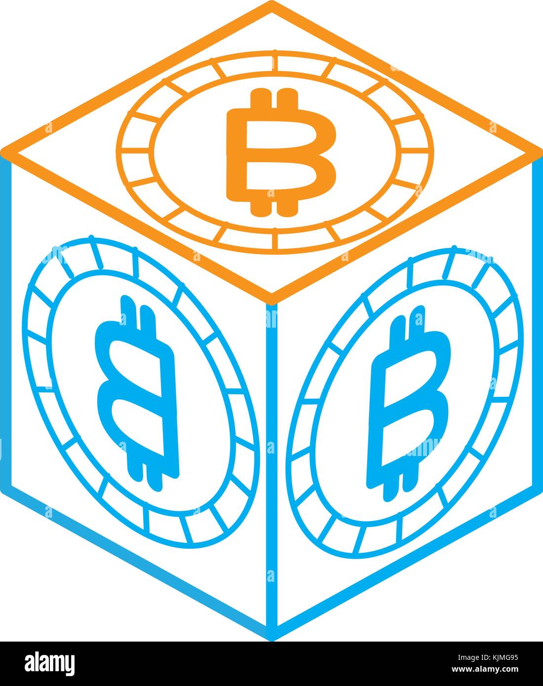 Isolated bitcoin design Stock Vector Image & Art - Alamy