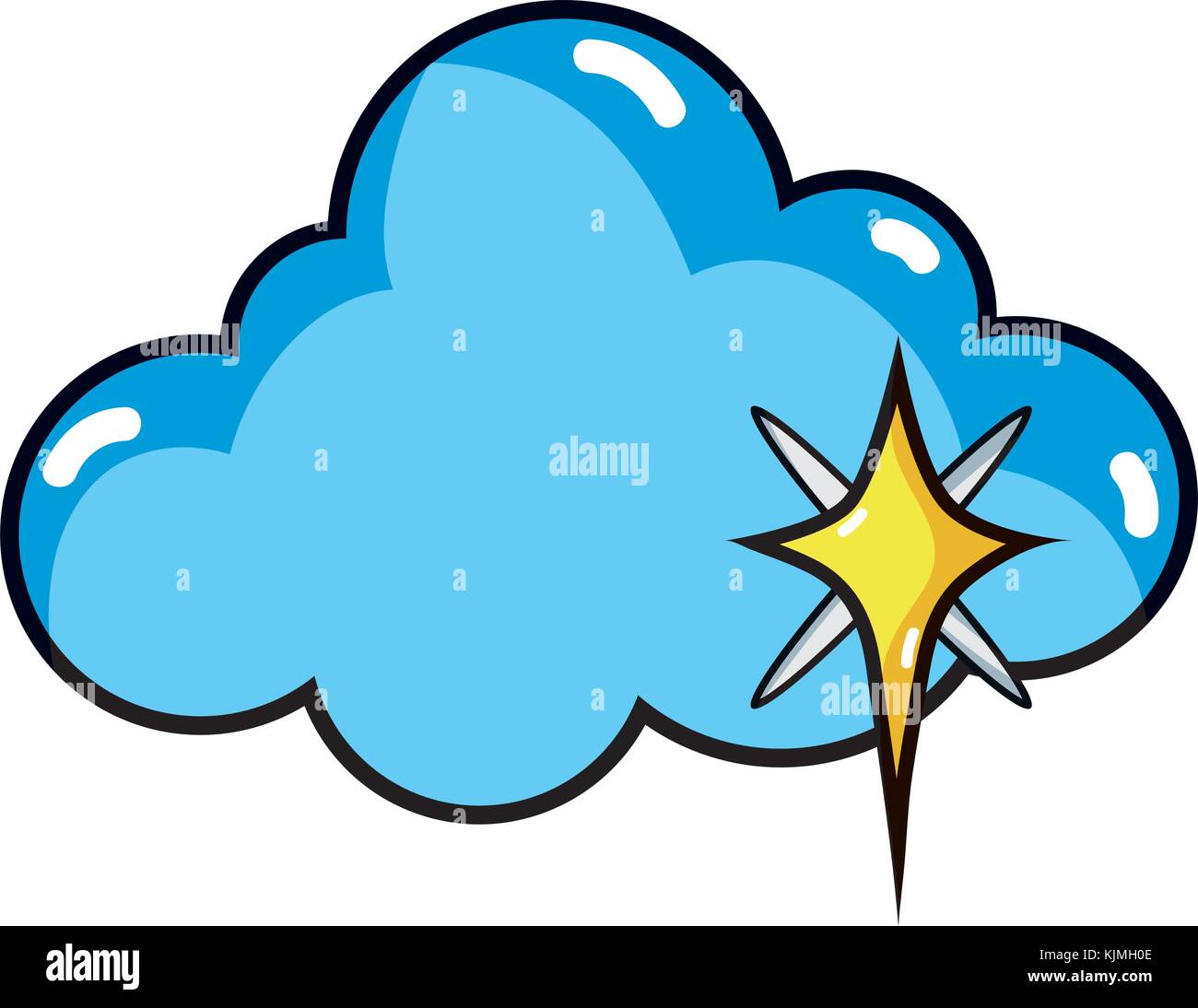 Isolated cloud design Stock Vector Image & Art - Alamy