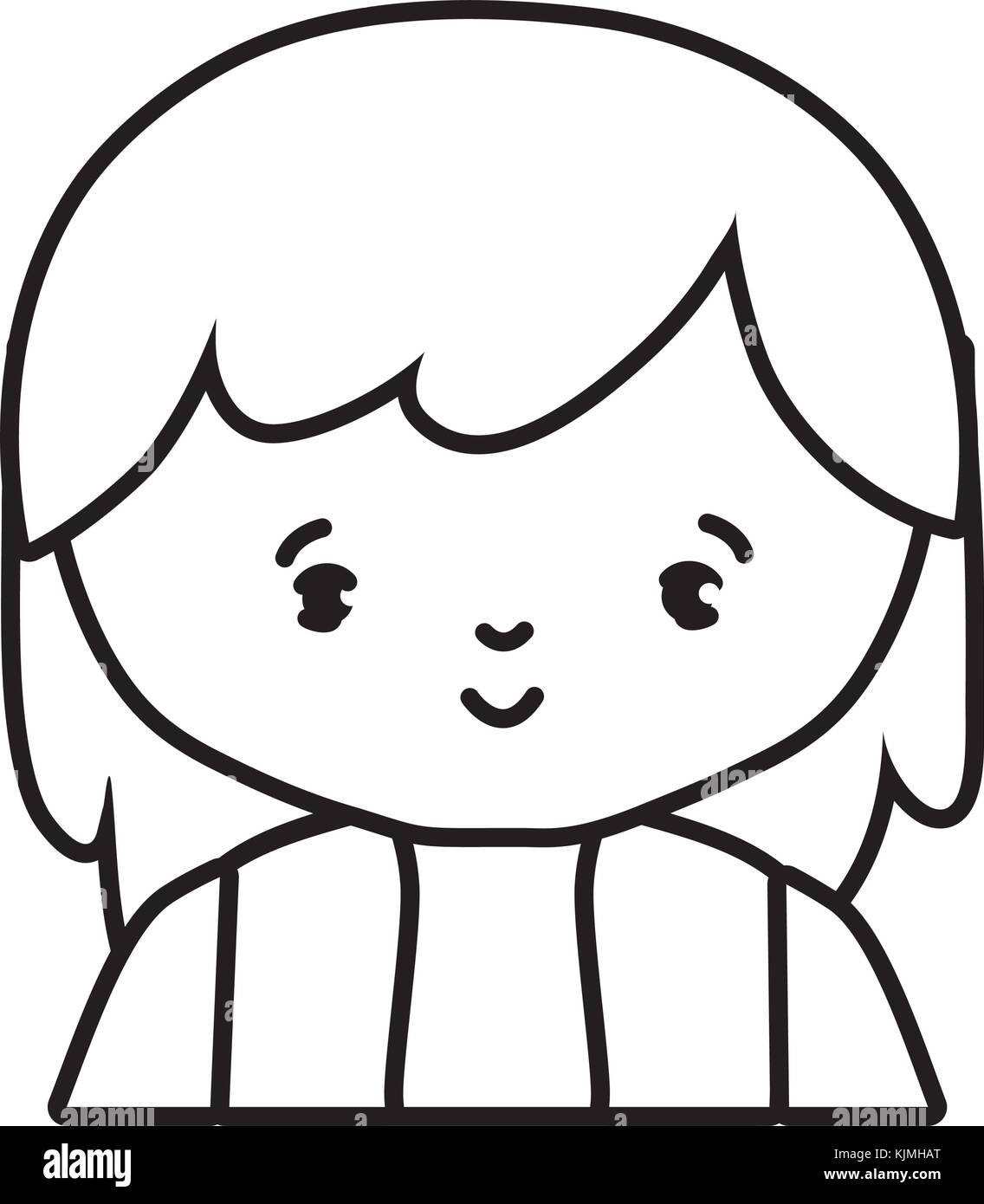 Isolated girl design Stock Vector Image & Art - Alamy