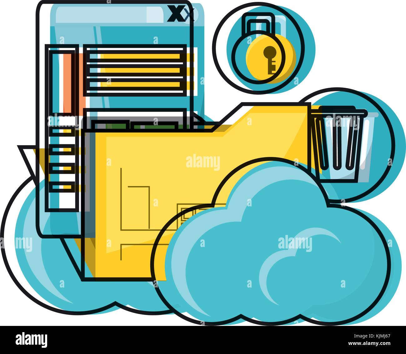 cloud storage design concept Stock Vector Image & Art Alamy