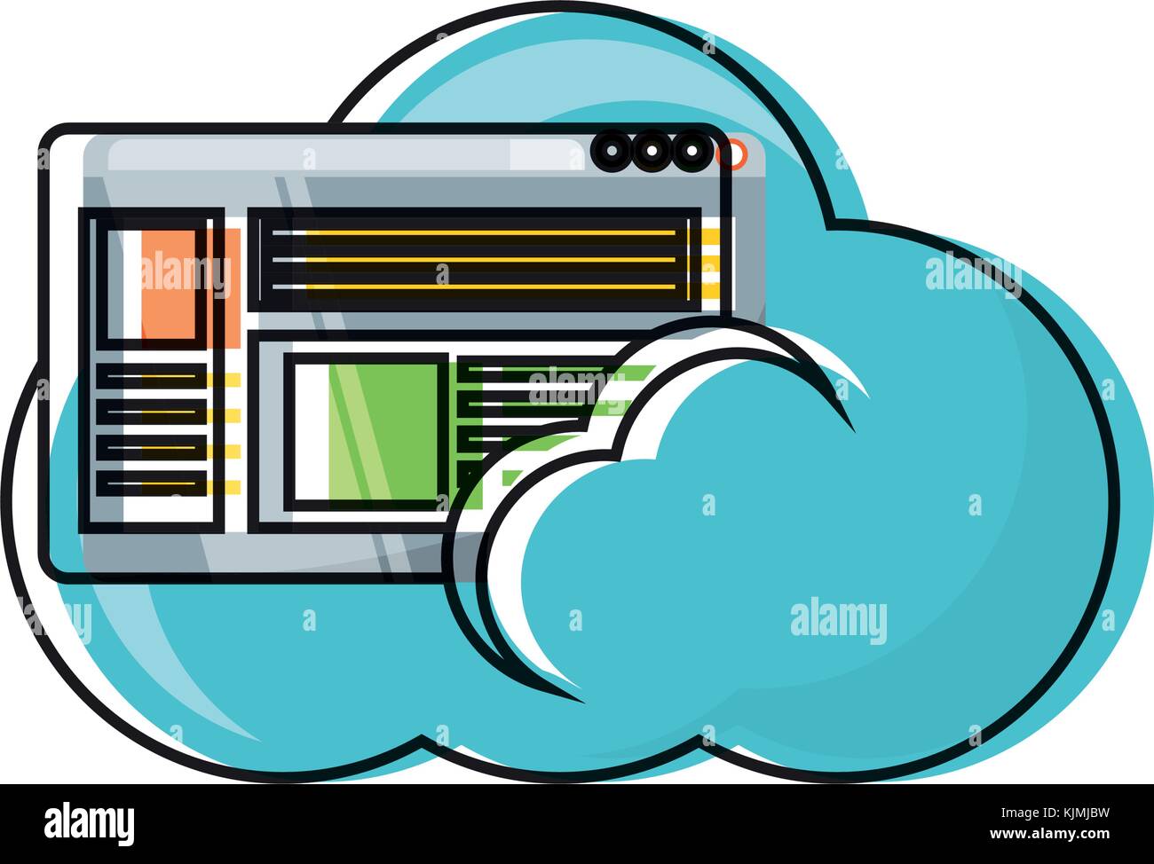 cloud storage design concept Stock Vector Image & Art Alamy