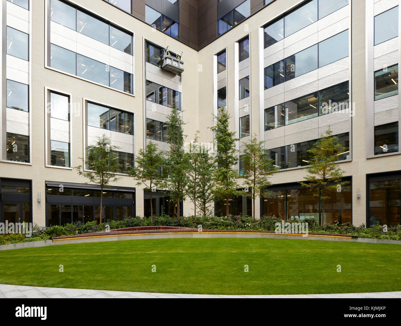 Central courtyard. Rathbone Square, London, United Kingdom. Architect ...