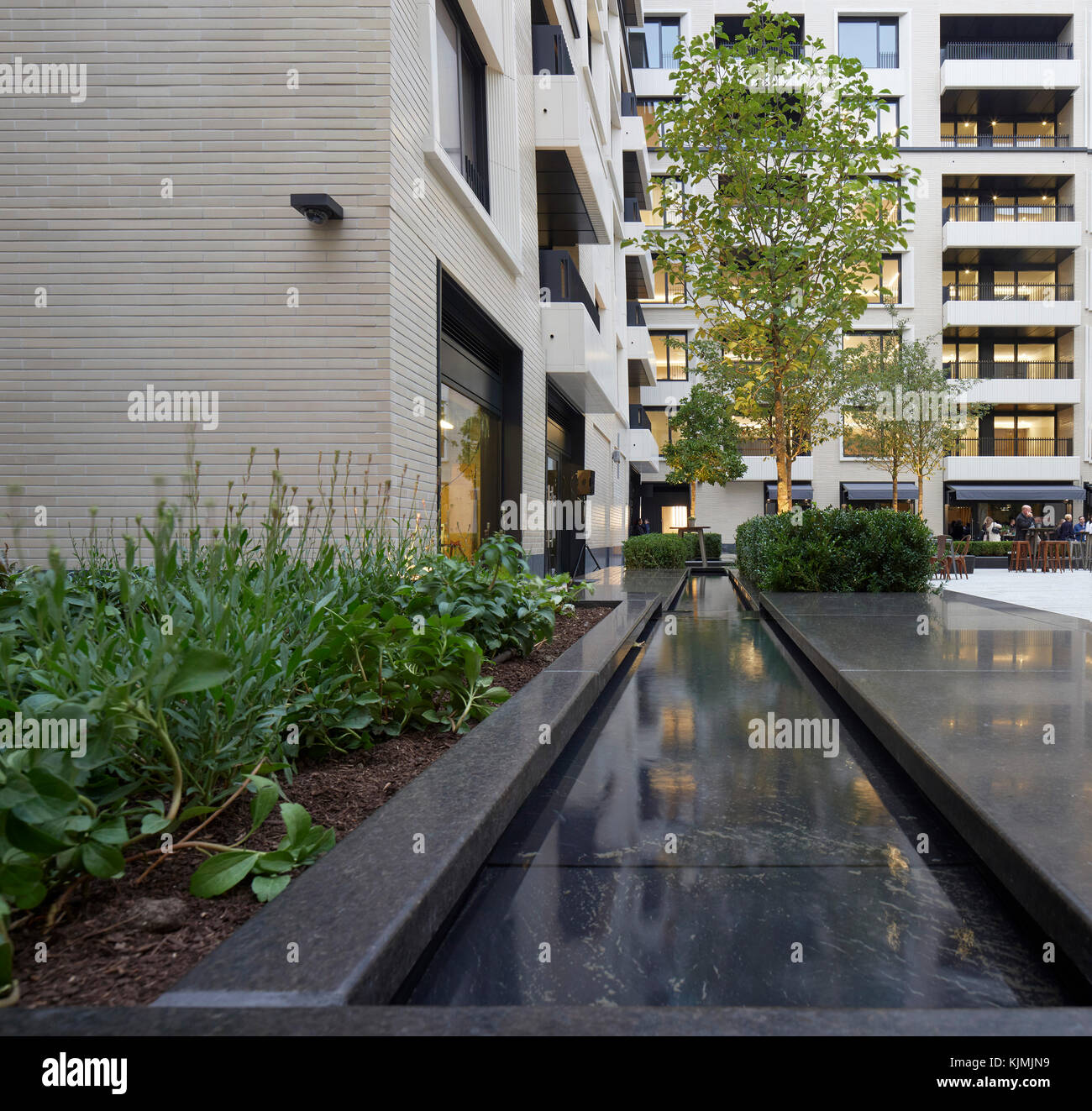 Central courtyard. Rathbone Square, London, United Kingdom. Architect ...