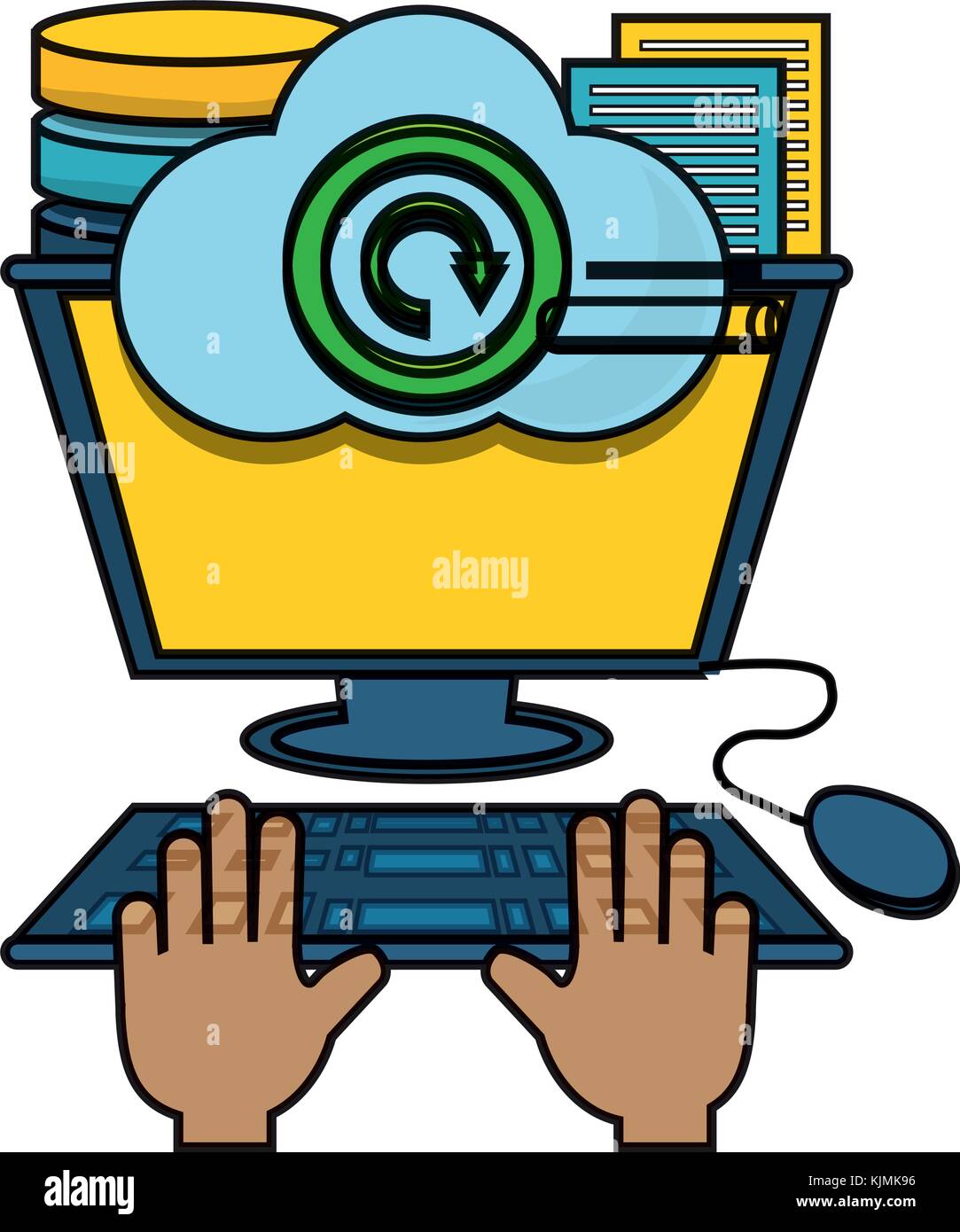 computer and dat center design Stock Vector Image & Art - Alamy