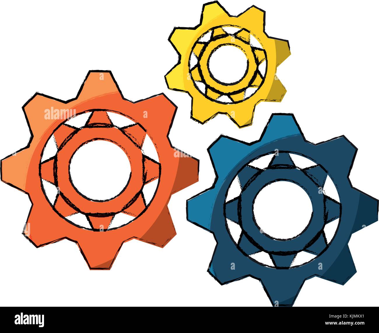 gear wheels icon image Stock Vector Image & Art - Alamy