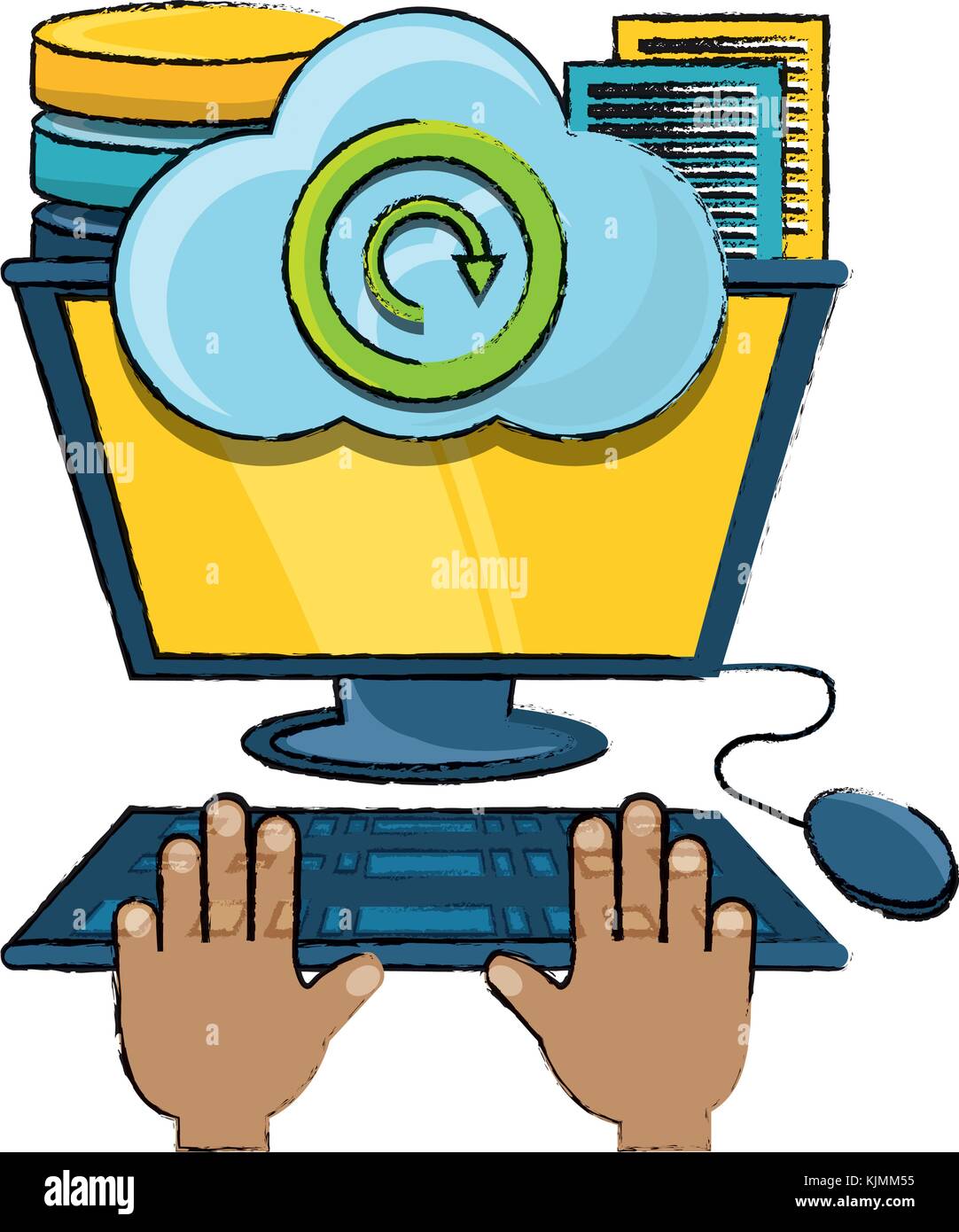 computer and dat center design Stock Vector Image & Art - Alamy