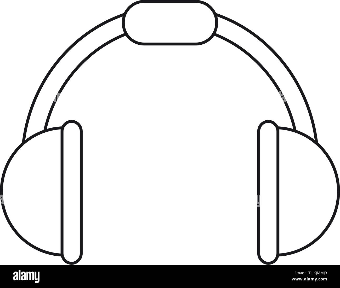 Music headphones device icon Stock Vector Image & Art - Alamy