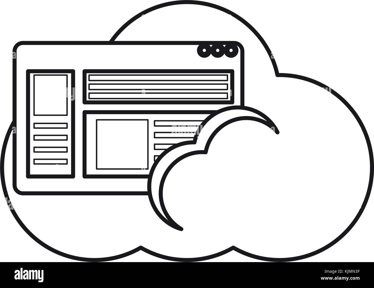 cloud storage design concept Stock Vector Image & Art Alamy