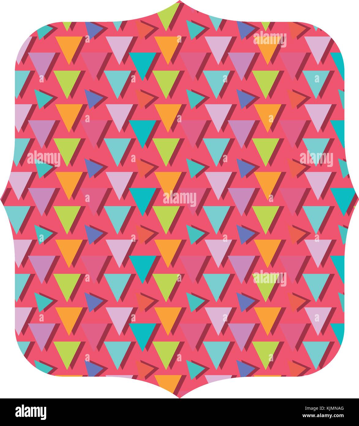 Isolated pattern frame design Stock Vector Image & Art - Alamy