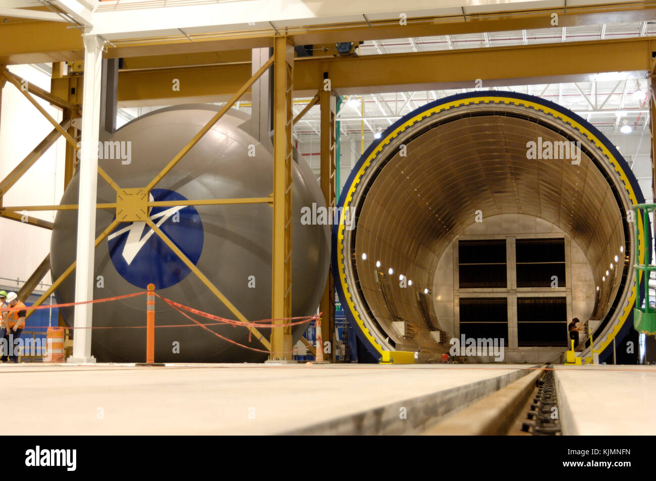 autoclave machine in the factory at Vought Aircraft Industries Boeing