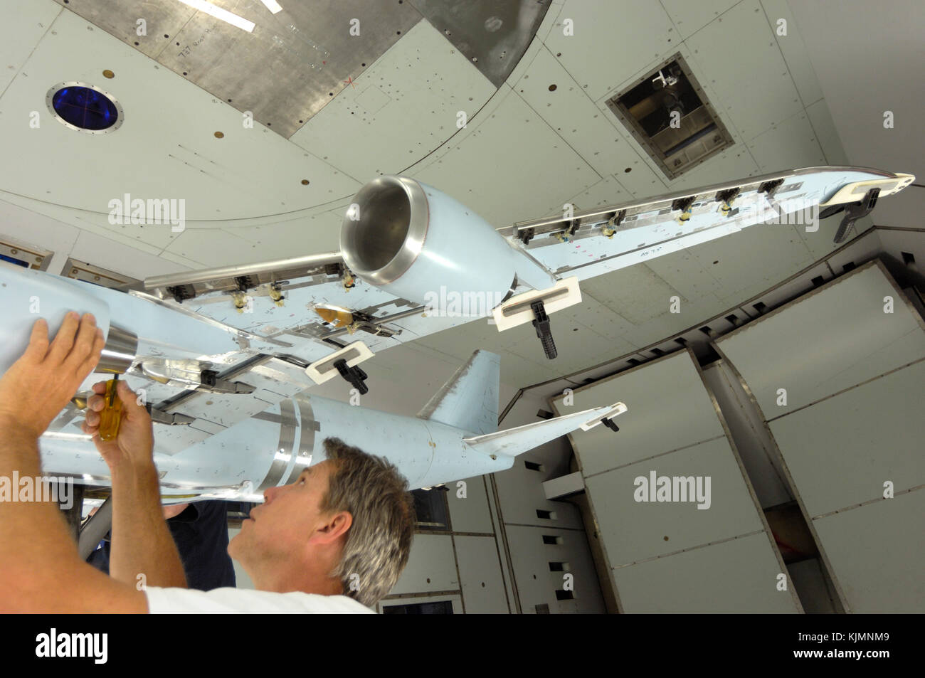 QinetiQ Boeing 747-8 testing Stock Photo - Alamy