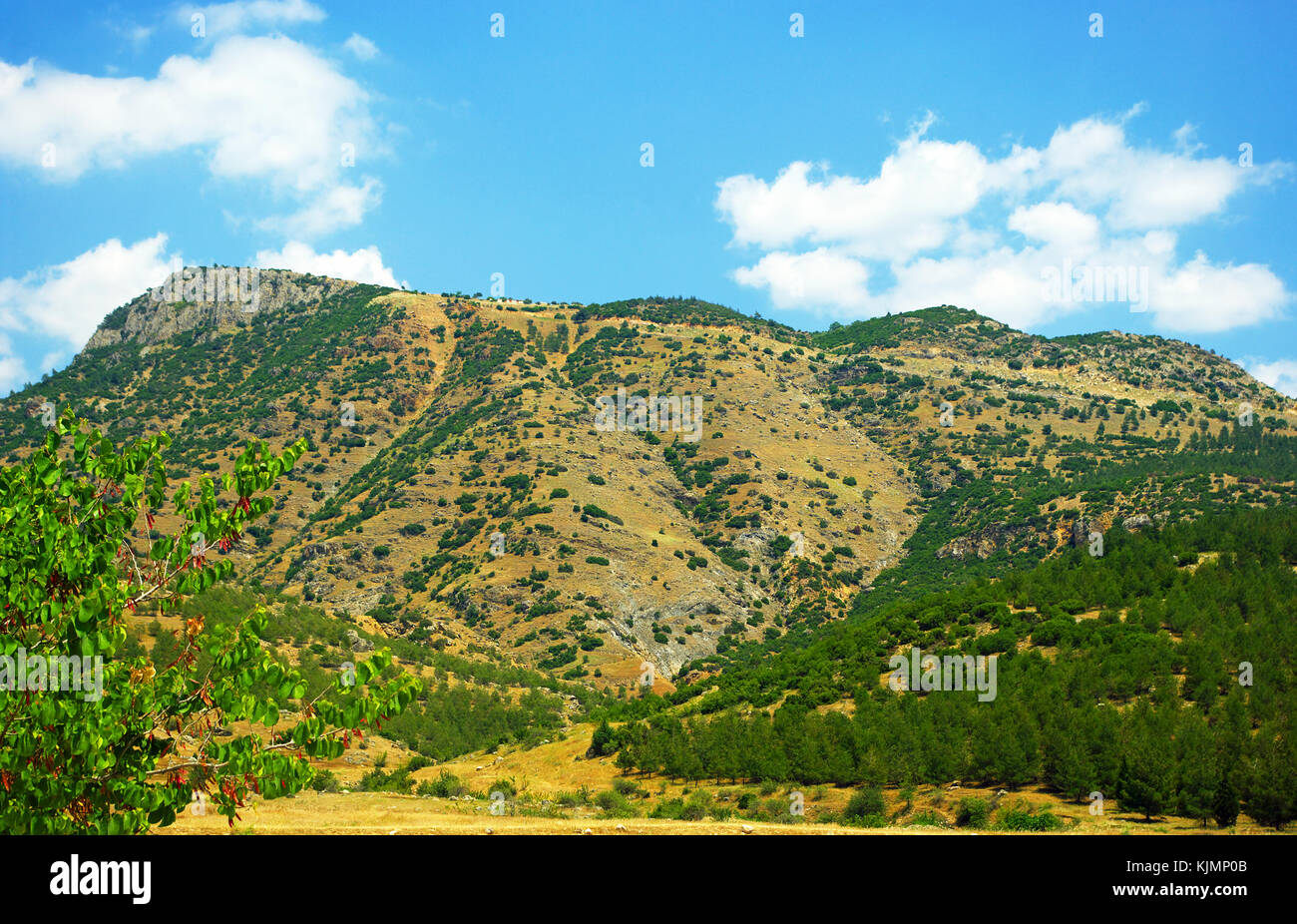 Hierapolis, Hill Side, Pamukkale, Turkey Stock Photo