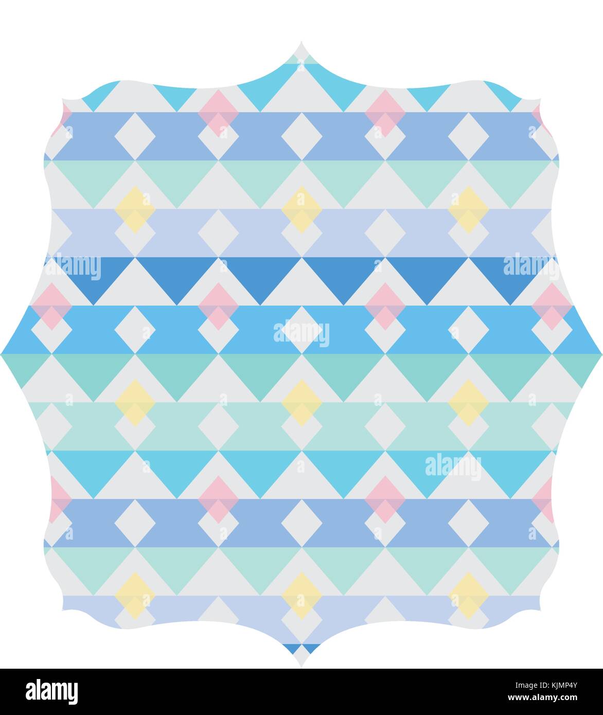 Isolated pattern frame design Stock Vector Image & Art - Alamy