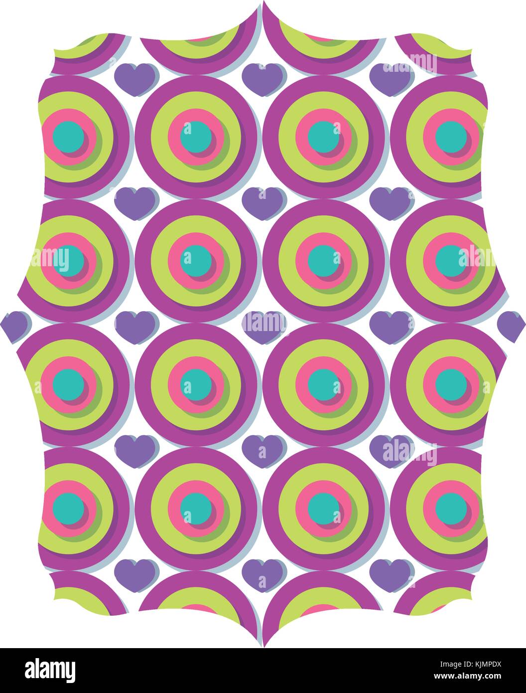 Isolated pattern frame design Stock Vector Image & Art - Alamy