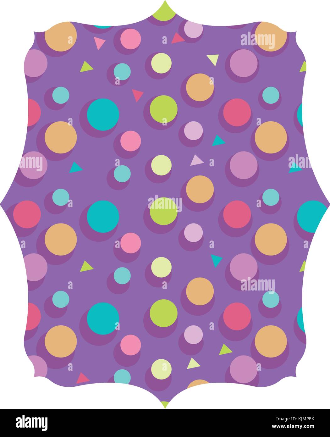 Isolated pattern frame design Stock Vector Image & Art - Alamy