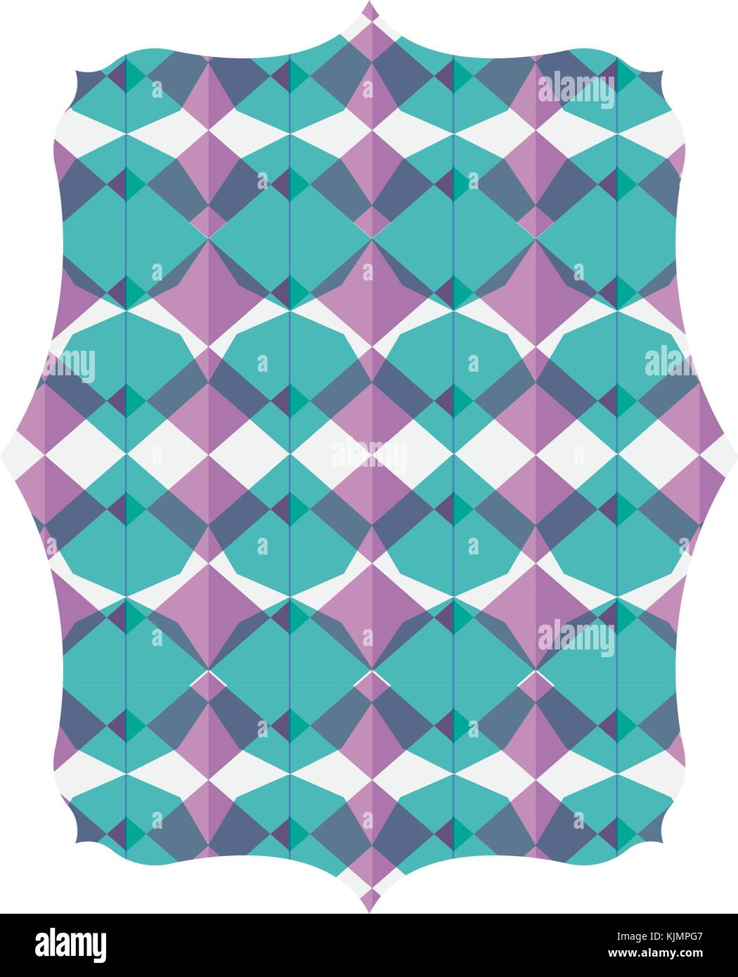 Isolated pattern frame design Stock Vector Image & Art - Alamy