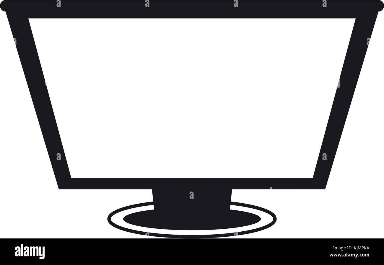 computer monitor icon Stock Vector Image & Art - Alamy