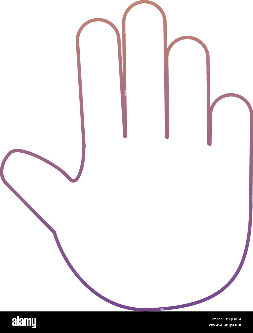 human hand icon Stock Vector Image & Art - Alamy