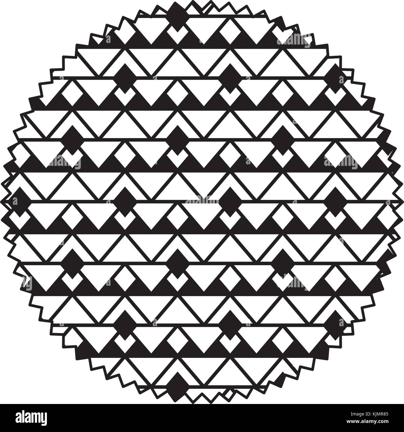 Isolated pattern circle design Stock Vector Image & Art - Alamy