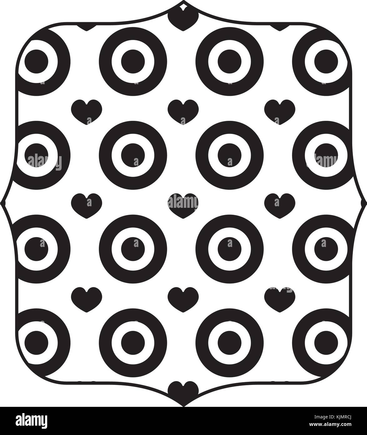 Isolated pattern frame design Stock Vector Image & Art - Alamy