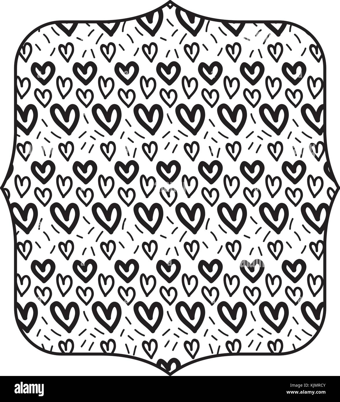 Isolated pattern frame design Stock Vector Image & Art - Alamy