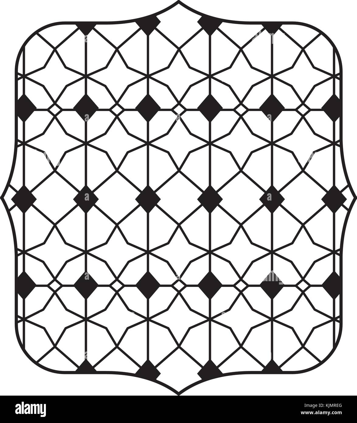 Pattern Frame Design Isolated pattern frame design Stock Vector Image & Art - Alamy
