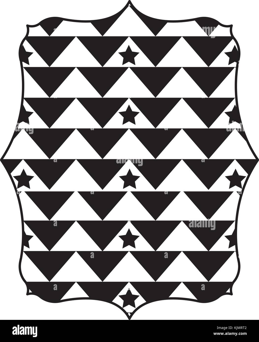 Isolated pattern frame design Stock Vector Image & Art - Alamy