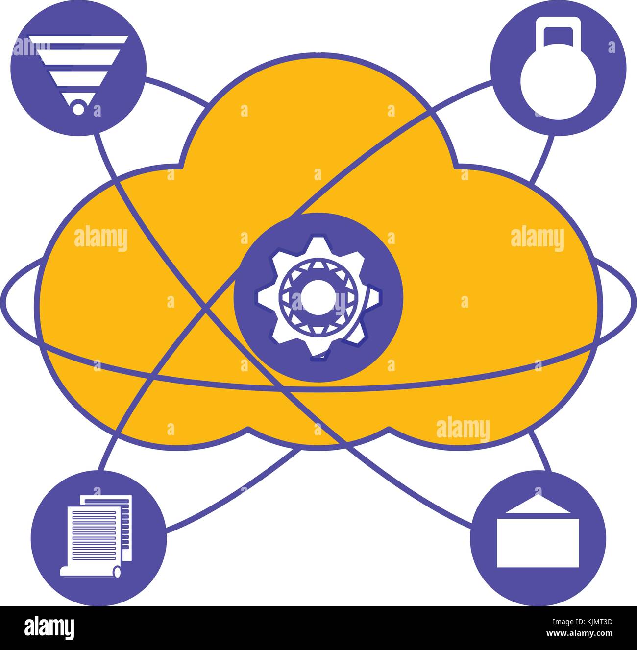cloud storage design concept Stock Vector Image & Art - Alamy