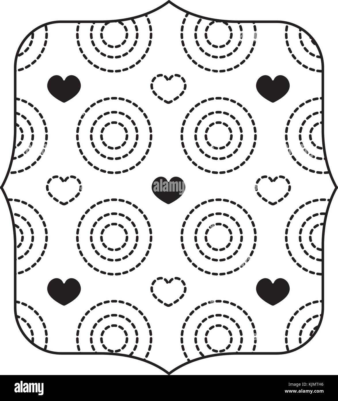 Isolated pattern frame design Stock Vector Image & Art - Alamy