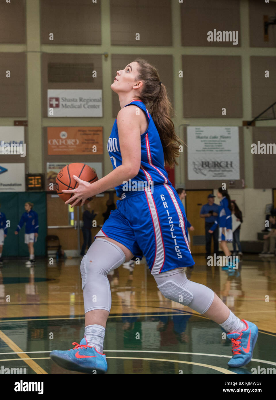 High school basketball action with Fall River vs. Loyalton in at the