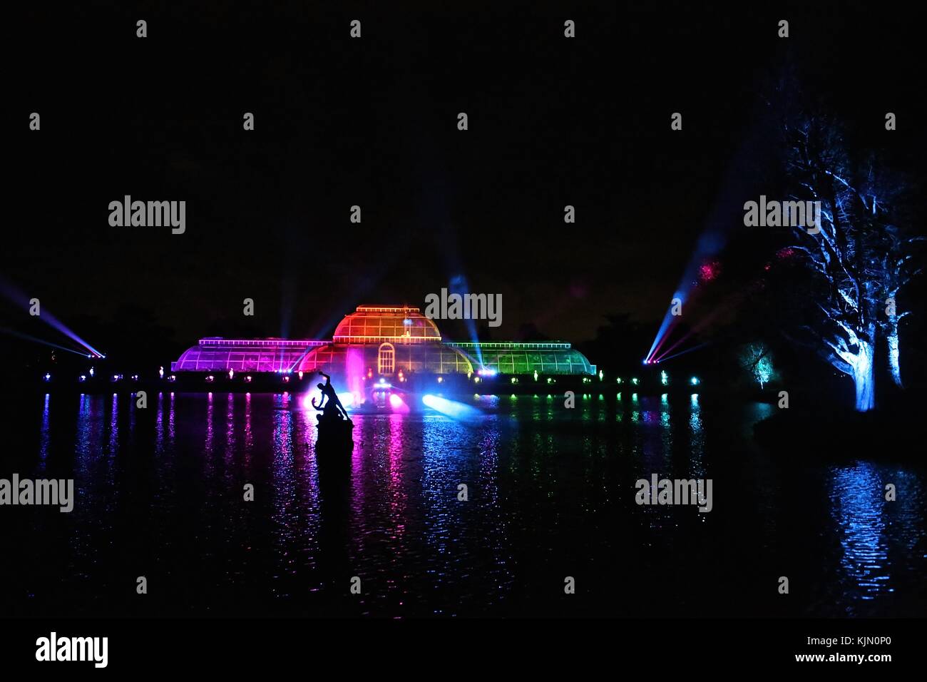 Kew Gardens at Christmas Stock Photo Alamy