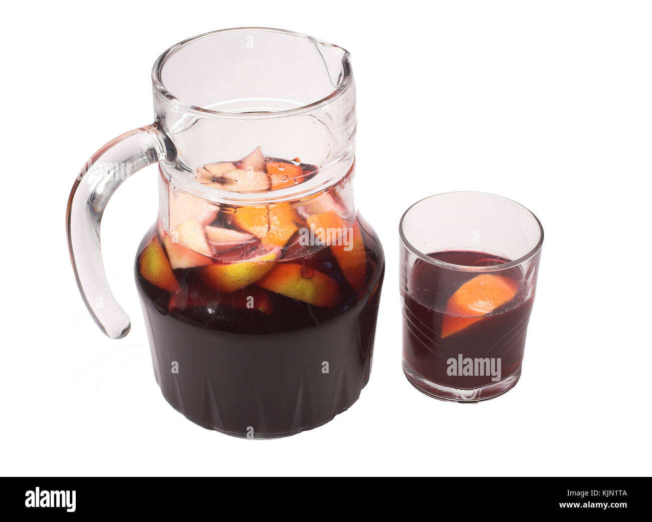 Sangria (very popular spanish summer drink made of wine, lemon juice