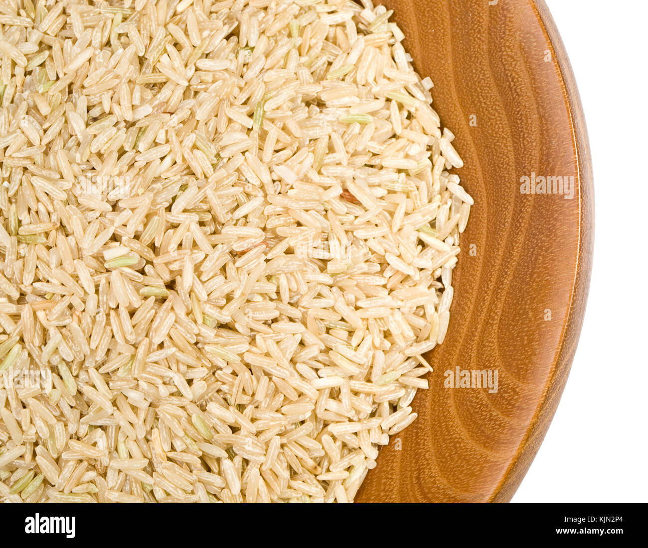 plate of rice on a white background Stock Photo - Alamy